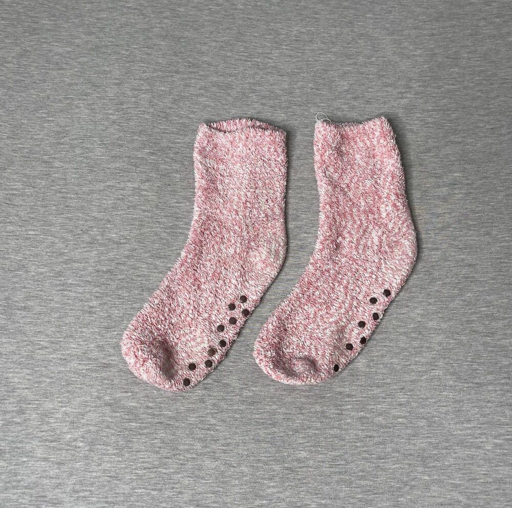 Victoria’s Secret PINK Soft Pink Cozy Plush Crew Socks
